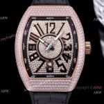 Knock off Franck Muller v45 Iced Out Watches Quartz Movement